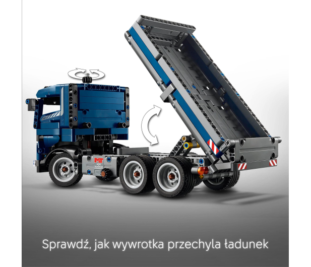 LEGO Technic 42203 Wywrotka z przechylaną skrzynią - 1308190 - zdjęcie 6